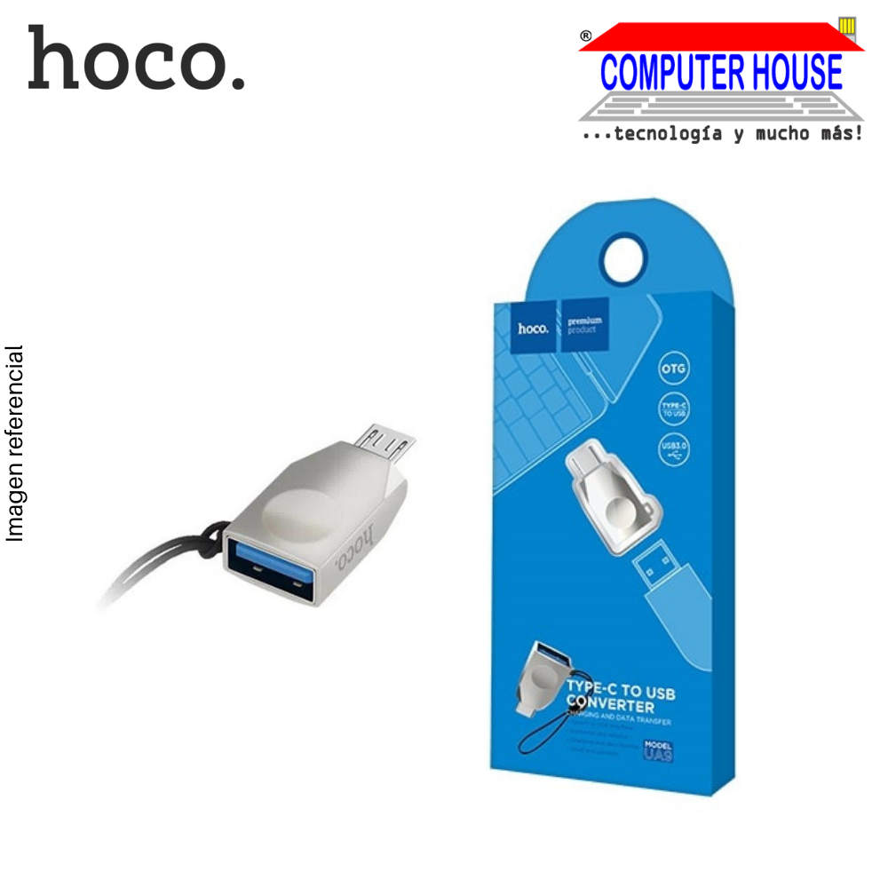 Adaptador OTG HOCO USB 3.0 a conexión USB Tipo C