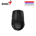 GENIUS NX-8006S Wireless Mouse, Blueeye, Silent Black, USB Receiver. 