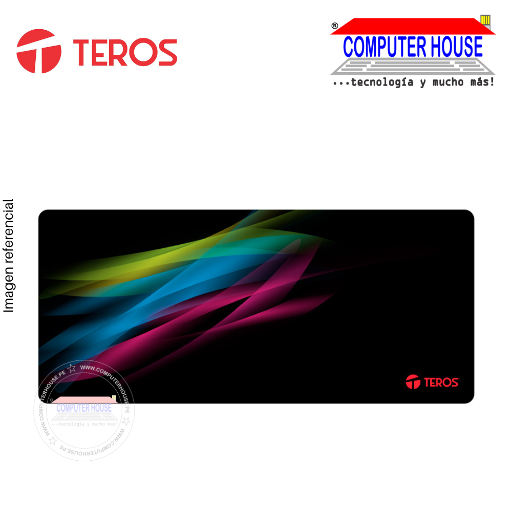 Pad Mouse TEROS TE-5154N, 90 x 40 x 0,4cm.