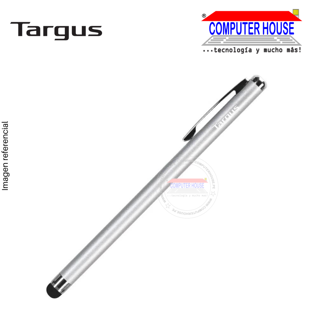 Lápiz para Tablet TARGUS Slim Stylus, Silver. (AMM1205US