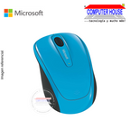 MICROSOFT WRLS MOB 3500 Wireless Mouse, LIGHT BLUE, USB Receiver.