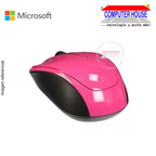 MICROSOFT WRLS MOB 3500 Wireless Mouse, Pink, USB Receiver.
