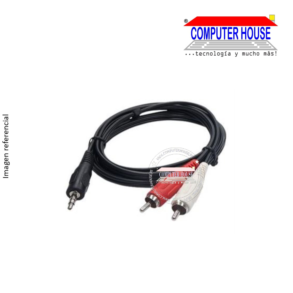 Audio Cable 2 RCA to 1 Jack 1 meter