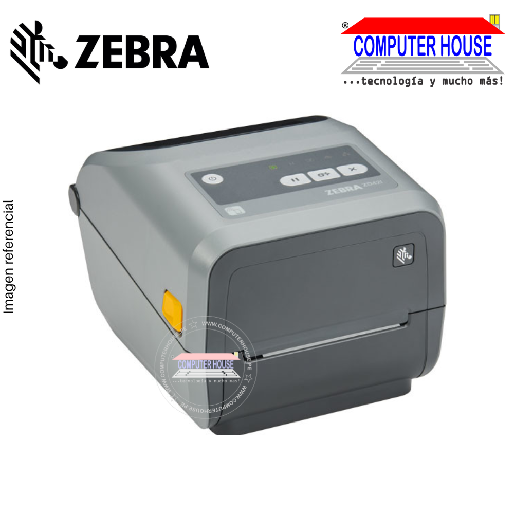 Impresora ZEBRA Ticketera Térmica ZD421 Conexion USB, incluye cables (ZD4A042-301M00EZ)
