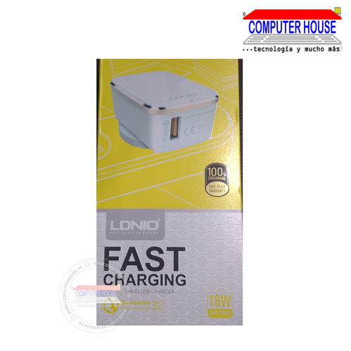 Cargador LDNIO USB a TYPE-C A1204Q 18W