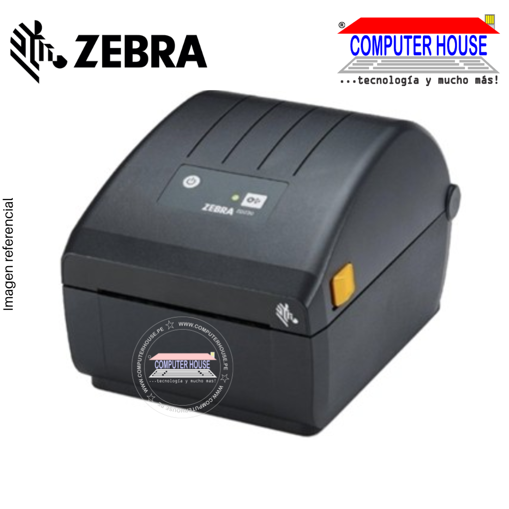 Impresora ZEBRA Ticketera Térmica ZD-220 Conexion USB, incluye cables (ZD22042-T01G00EZ)