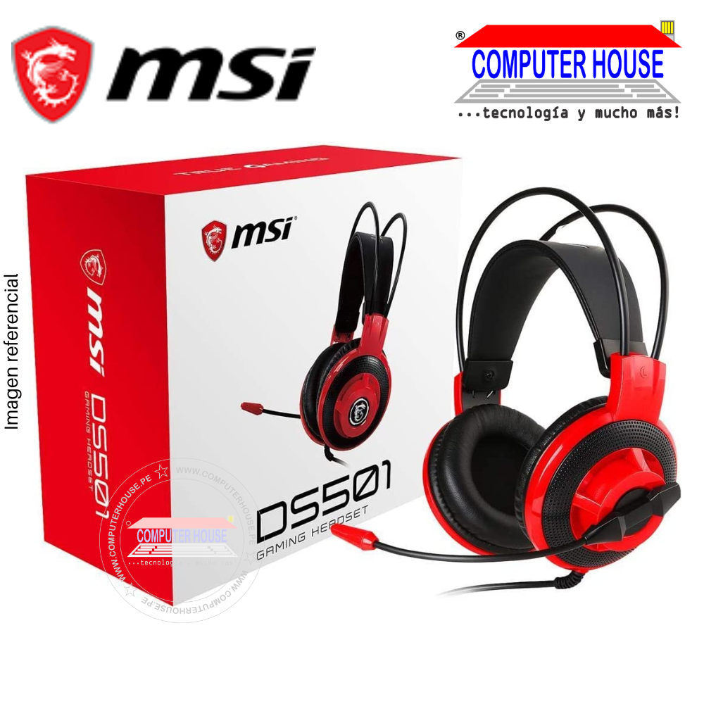 MSI DS501 Wired Gaming Headset.