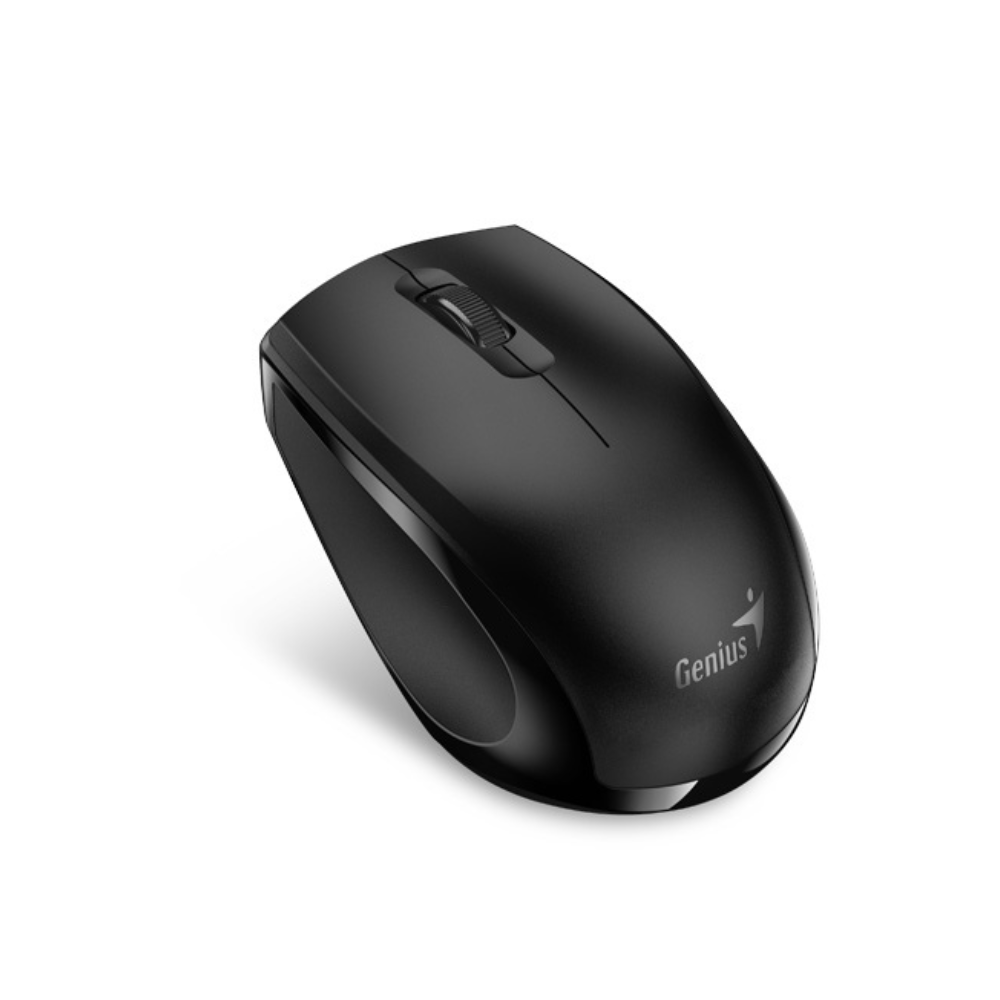 GENIUS NX-8006S Wireless Mouse, Blueeye, Silent Black, USB Receiver. 