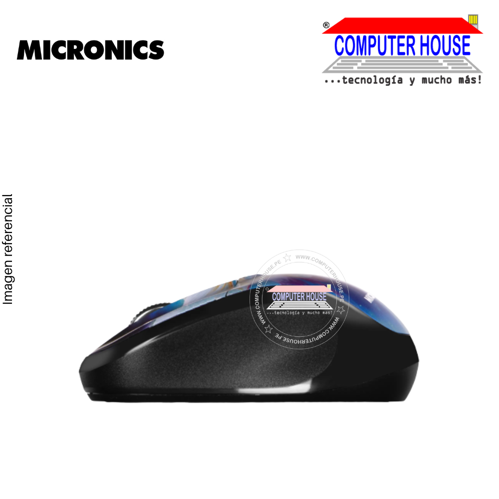 MICRONICS Mouse inalámbrico DIVINE MIC M726 conexión USB.
