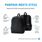 HP Prelude PRO Recycle 15.6" Black Backpack (1E7D6AA)