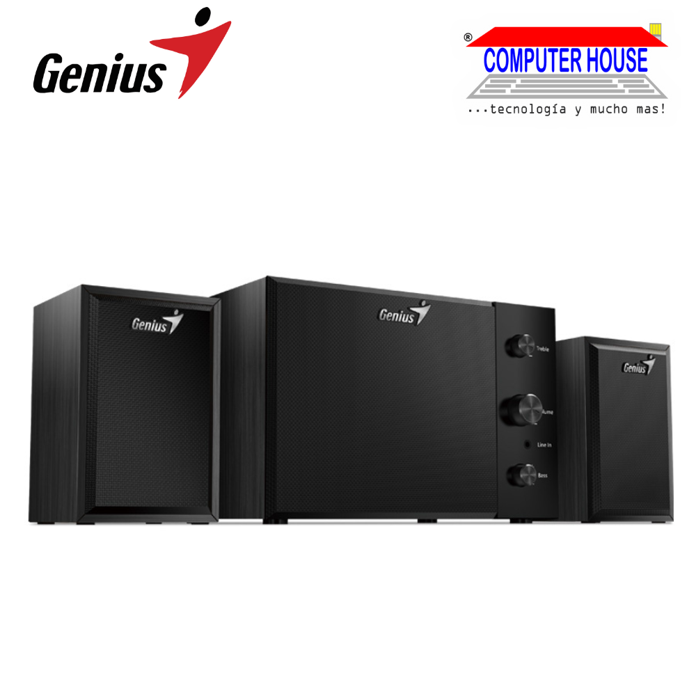 Parlantes GENIUS SW-2.1 350 15W USB 2.0 Black (31730037401)
