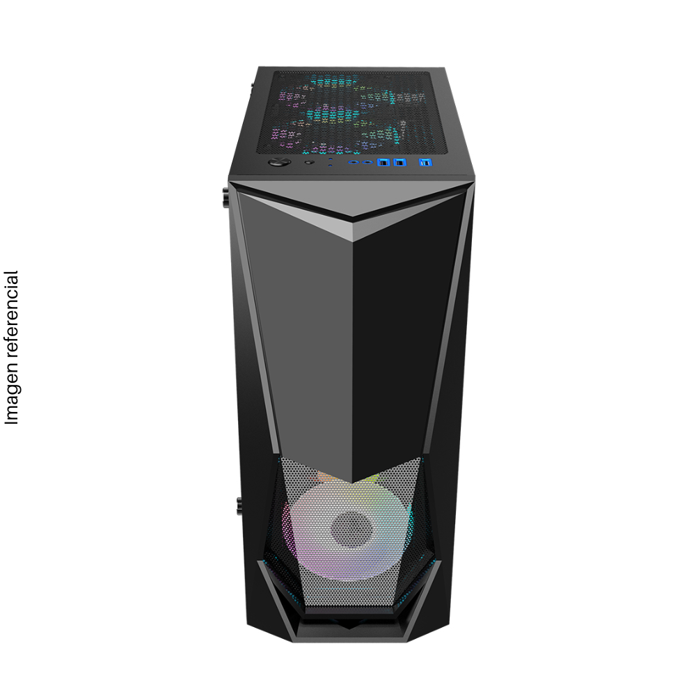 Case 1St Player DK-3, Black, WITHOUT SOURCE, transparent side, RGB.