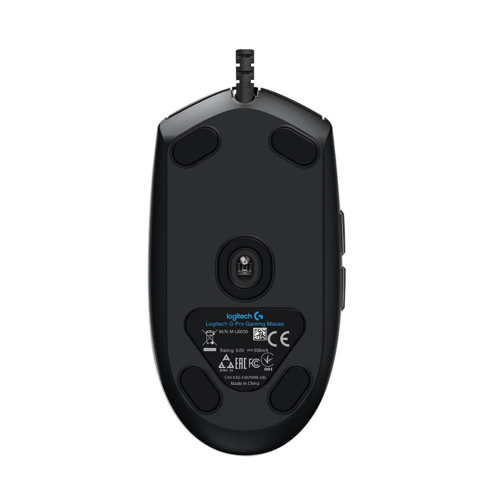 LOGITECH Mouse alámbrico gamer (910-005439) conexión USB.