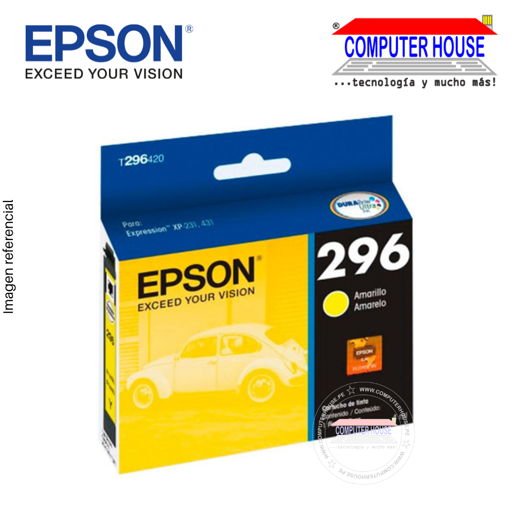 Cartucho de Tinta EPSON T296 Yellow