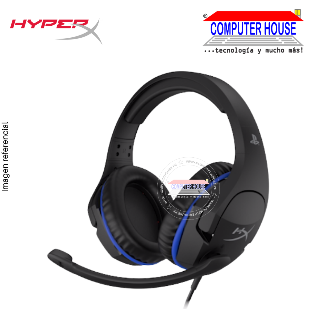 Audífono HYPERX Cloud Stinger, PS4, Azul (HX-HSCSS-BK/AM)
