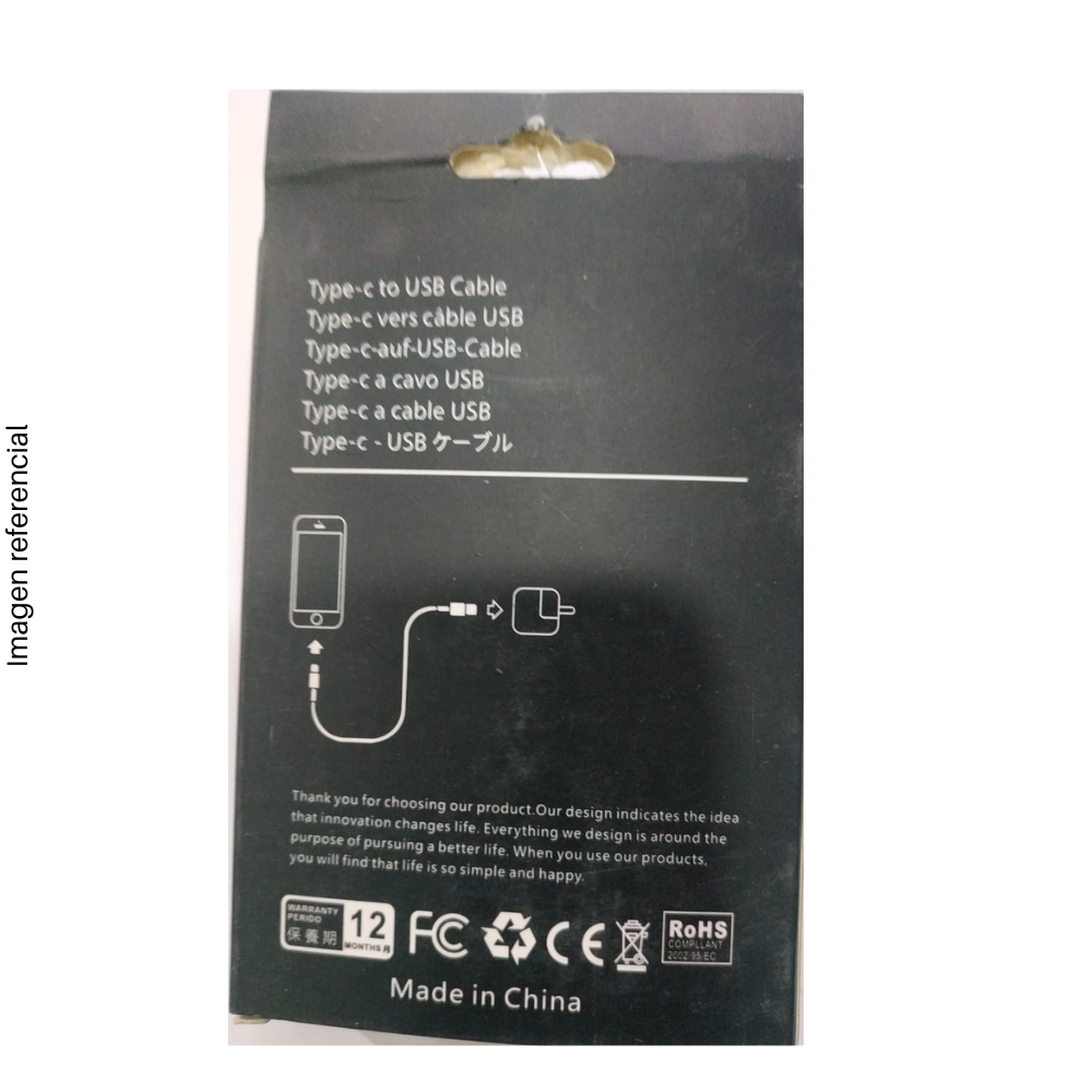 TYPE-C TO USB cable black
