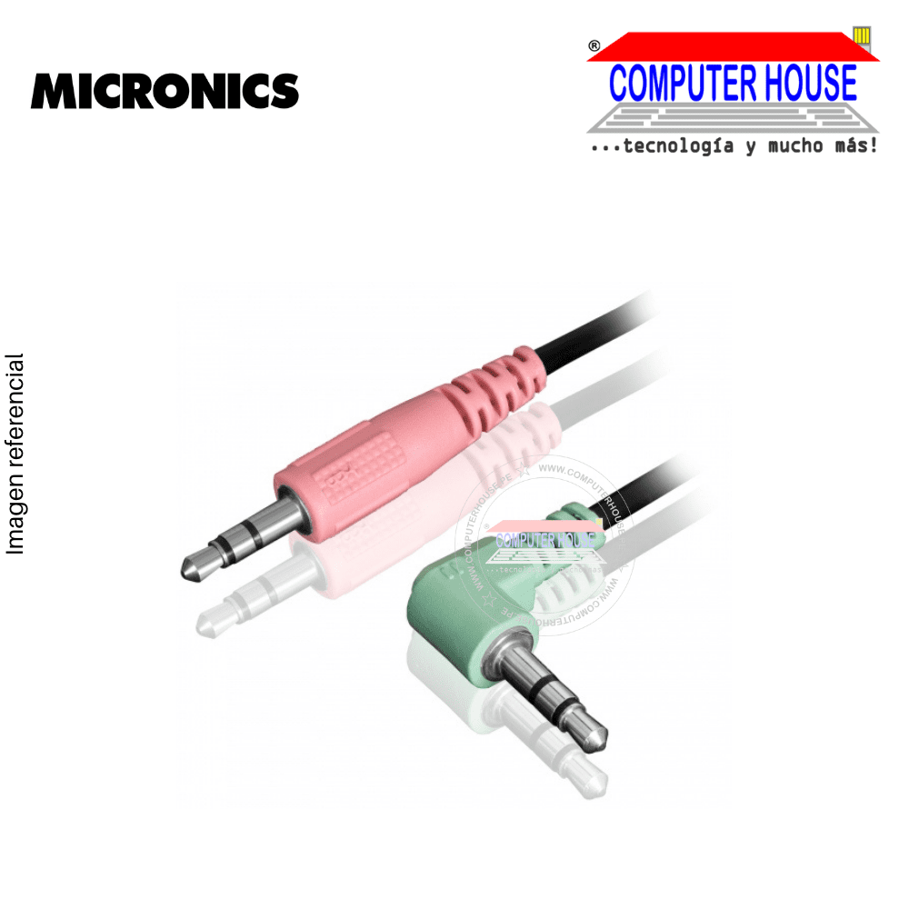 Audífono MICRONICS Citrix+ MIC H715, con micrófono, colores, 3.5mm.