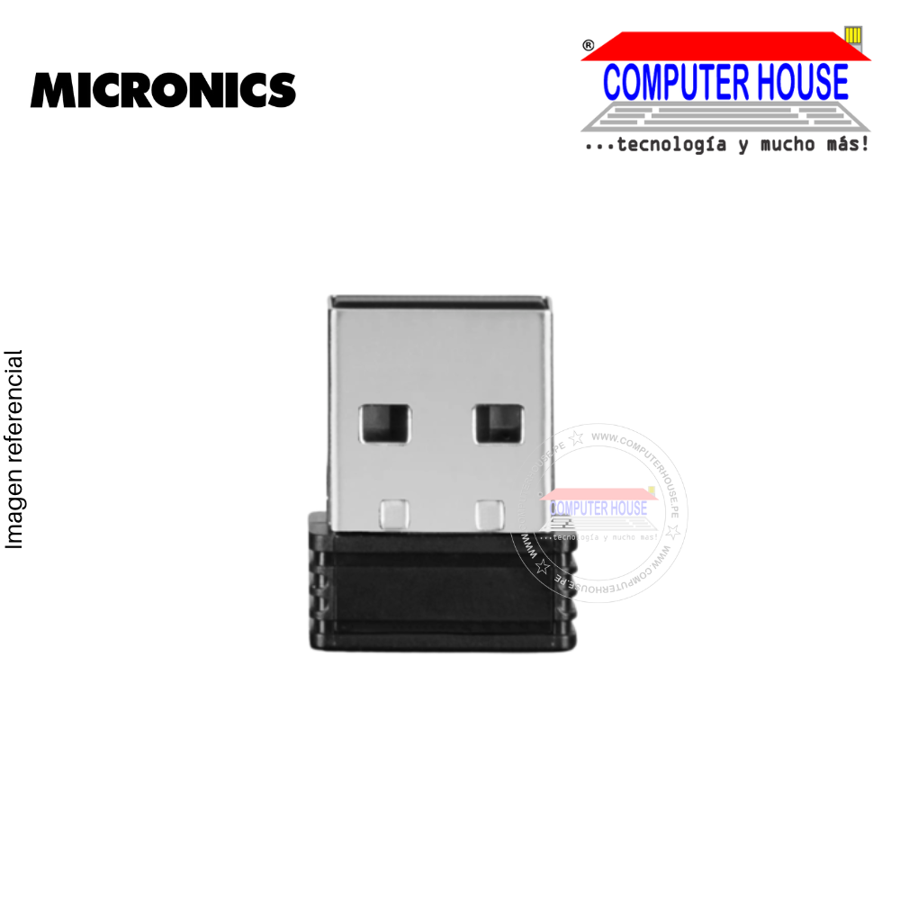 MICRONICS Mouse inalámbrico HEXAGON MIC M727 conexión USB.
