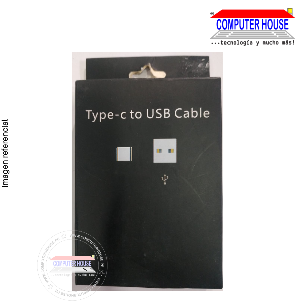 Cable TYPE-C A USB negro