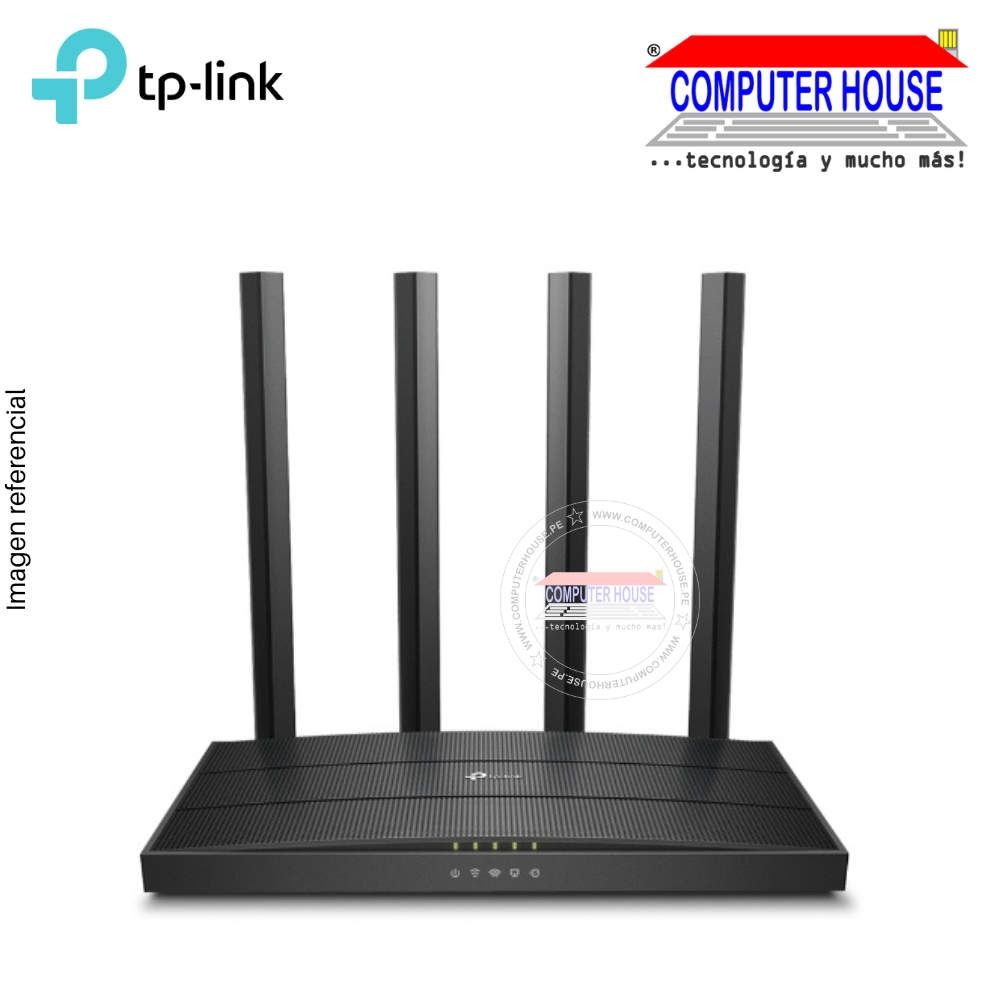 Router TP-LINK Archer C6, AC1200 Mesh Wi-Fi, Full Gigabit MU-MIMO, Dual Band.