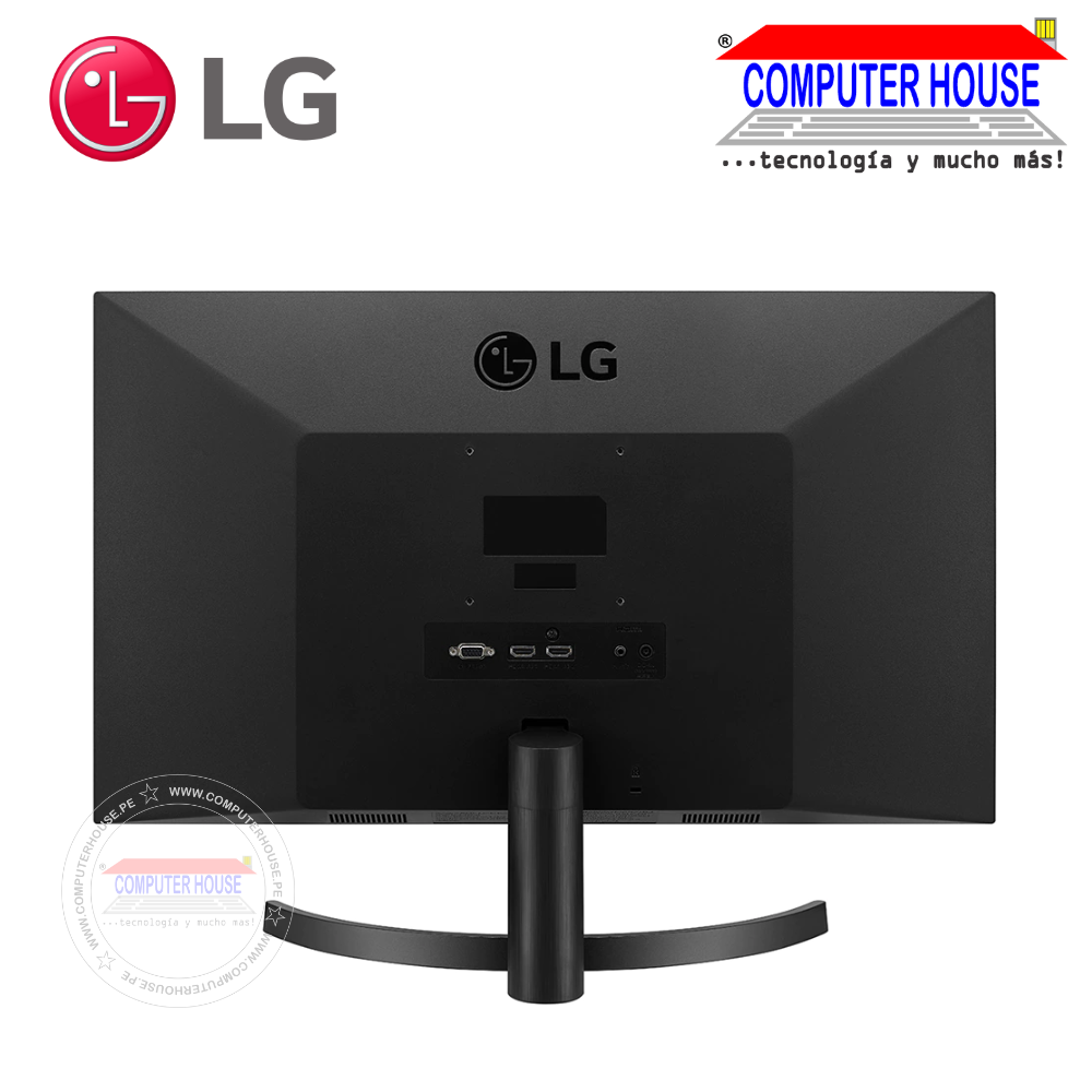 LG Monitor 27" 27MK600M, IPS, 1920x1080, 5MS, Full HD, HDMI / VGA / Audio.
