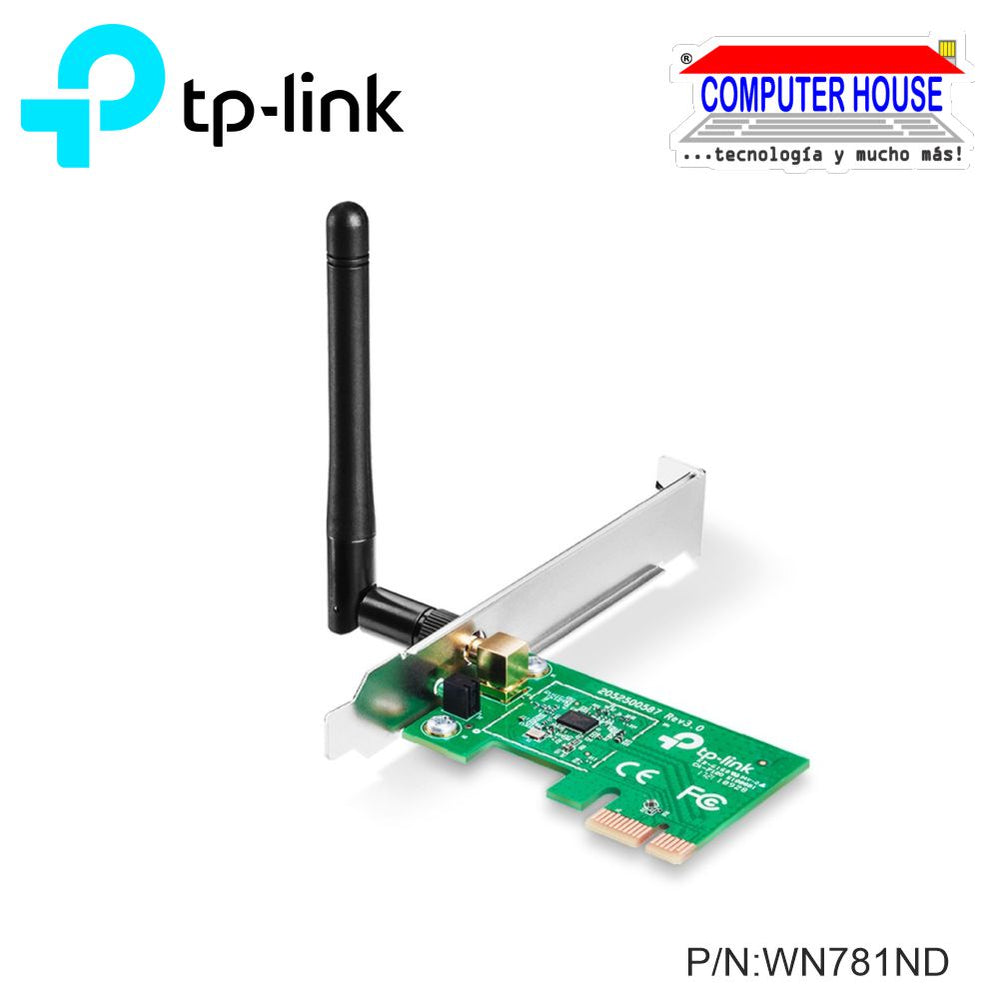 Tarjeta de red inalámbrica TP-LINK WN781ND PCI Express N 150Mbps