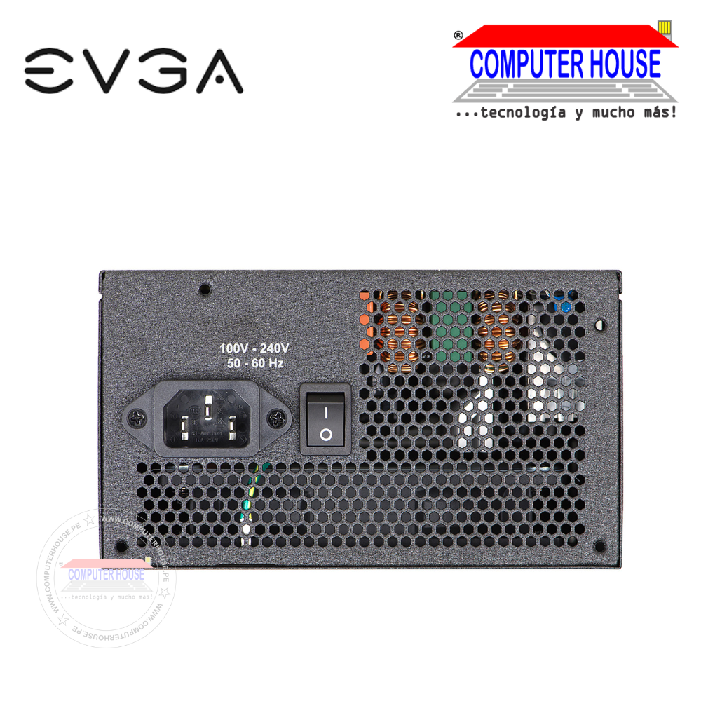 Fuente de poder certificada EVGA 600W, 80+ Bronze, Semi Modular (110-BQ-0600-K1)