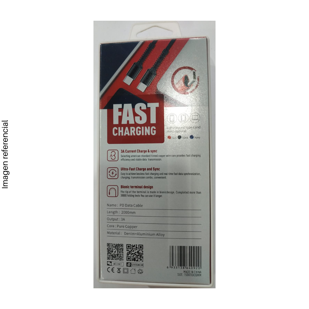 LDNIO Fast Charging Cable LC92 TYPE-C 2M