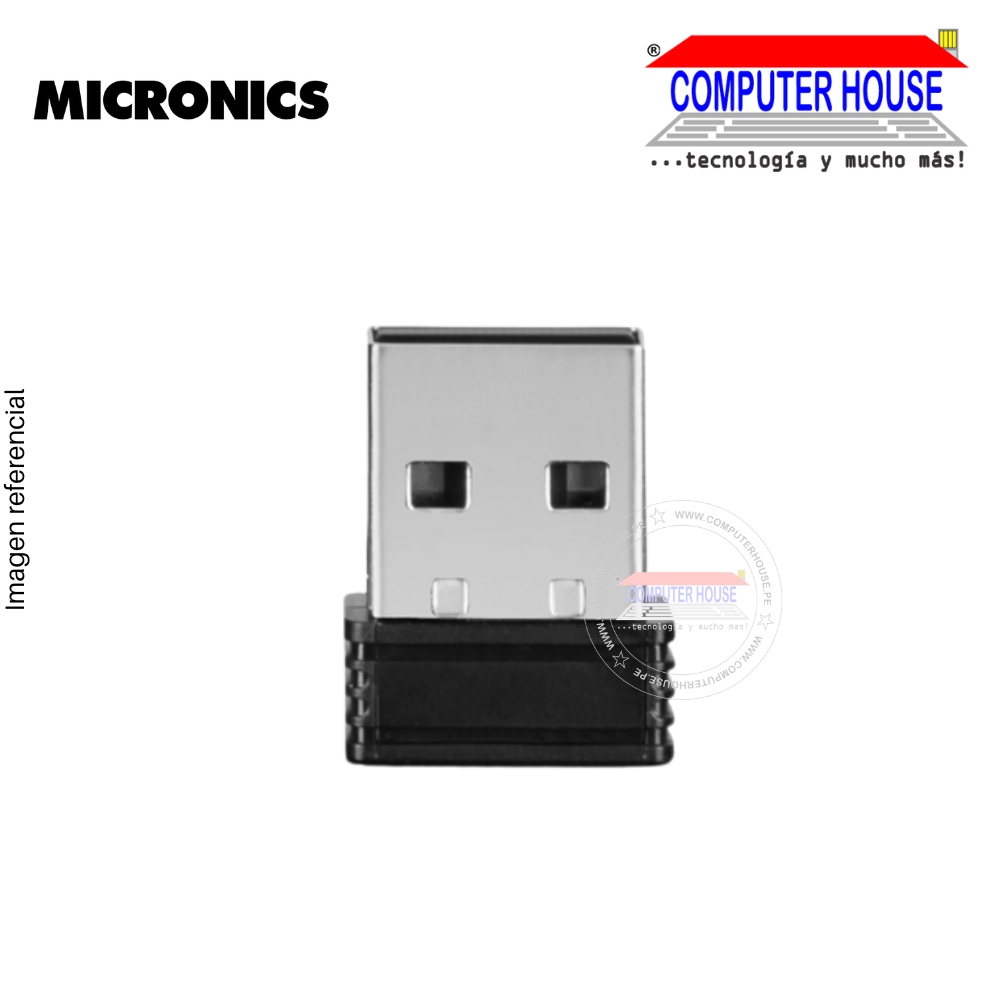 MICRONICS Mouse inalámbrico FENIX MIC M720DB conexión USB  Bluetooth.