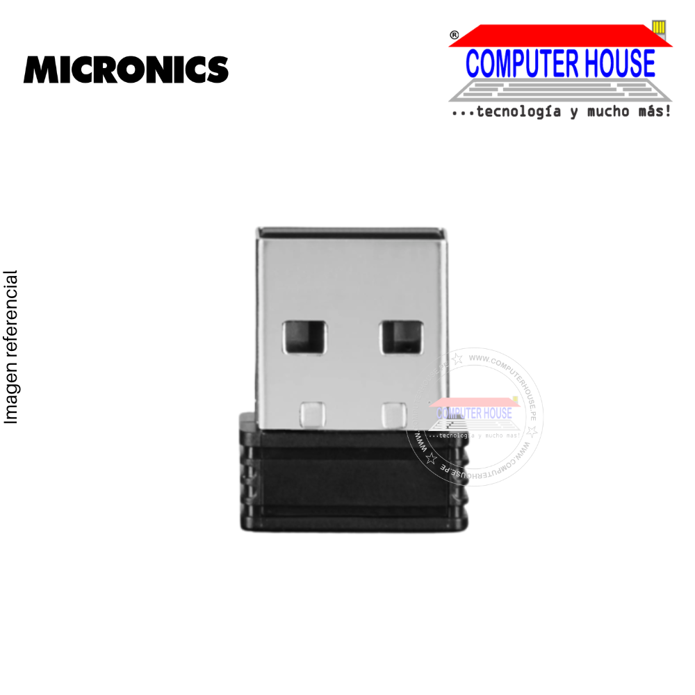 MICRONICS Mouse inalámbrico LUDICO MIC M722 conexión USB.