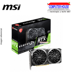 Tarjeta de Video MSI RTX3060 12GB, GDDR6, Ventus 2X OC, Nvidia GeForce, 3xDisplayPort/1xHDMI, 192-Bits.