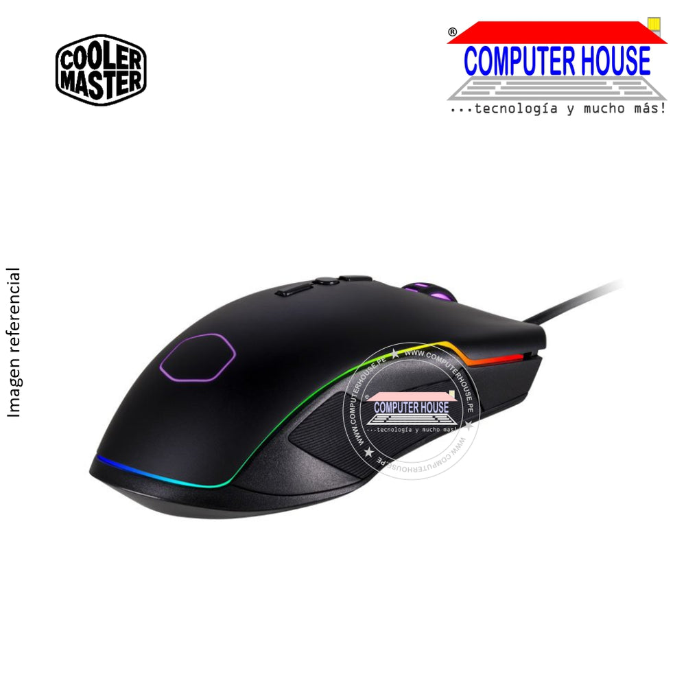 COOLER MASTER Mouse Gamer CM310 conexión USB.