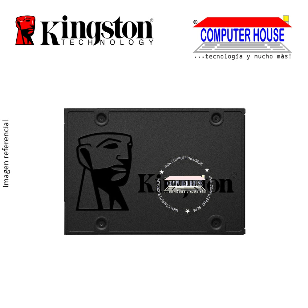 Disco Sólido 240GB KINGSTON 2.5" SATA A400 (lectura 500 MB/s, escritura 350 MB/s, MAXIMO)