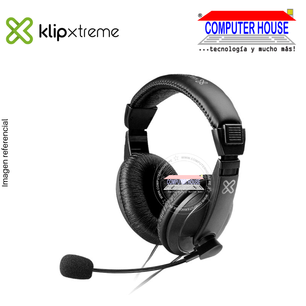 KLIP XTREME KHS-301 Headphones, with Microphone, 2 Jack 3.5mm. 