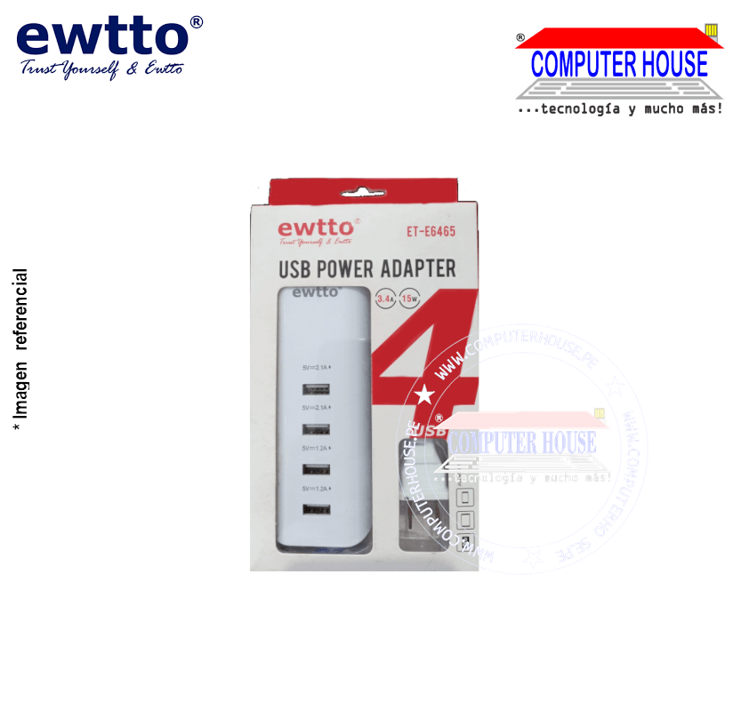 EWTTO current extension with USB inputs 4 Ports 3.4A