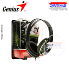 Audífono alámbrico GENIUS HS-400A Street Style con micrófono salida 1 jack audio + 1 jack micrófono
