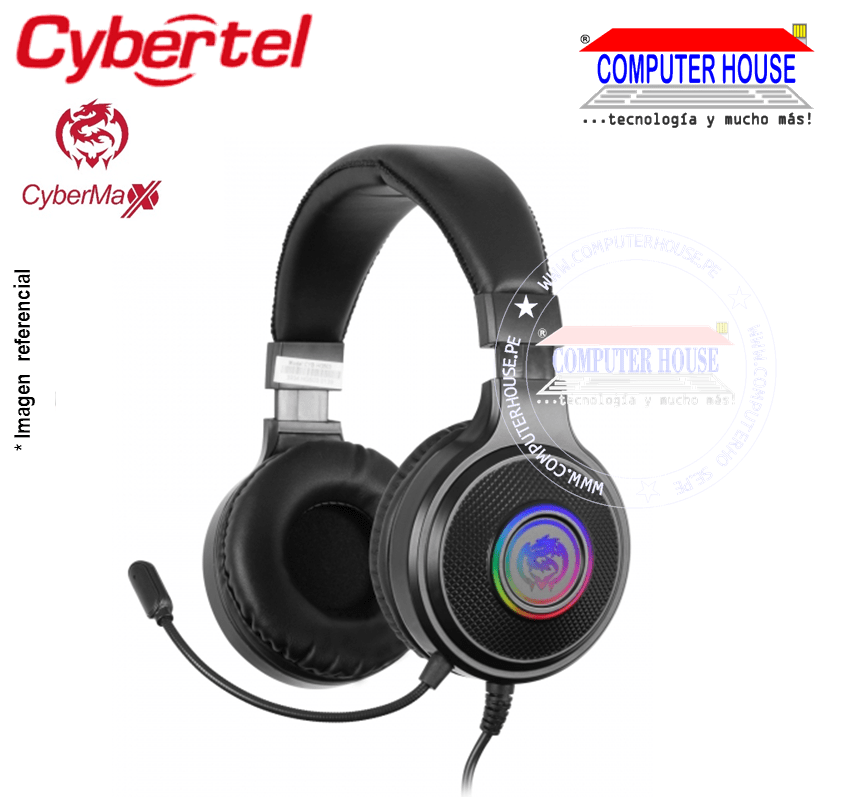 Audífonos CYBERTEL Epico CYB HG503 con Led Rainbow