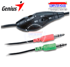 Audífono alámbrico GENIUS HS-05A + micrófono incorporado (31710011100)