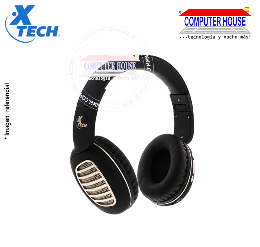 Audífono Inalámbrico XTECH XTH-630GD Palladium | con micrófono