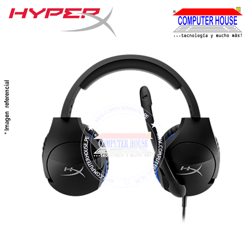 Audífono Gamer Alámbrico HYPERX Cloud Stinger, para PS4, Azul.