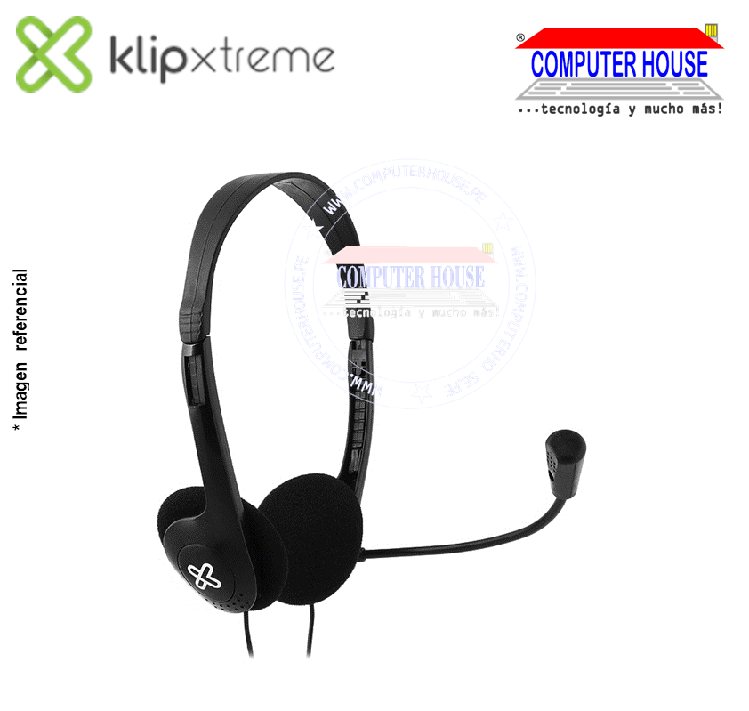 Audífono para PC KLIP XTREME KSH-270 Estéreo + micrófono incorporado