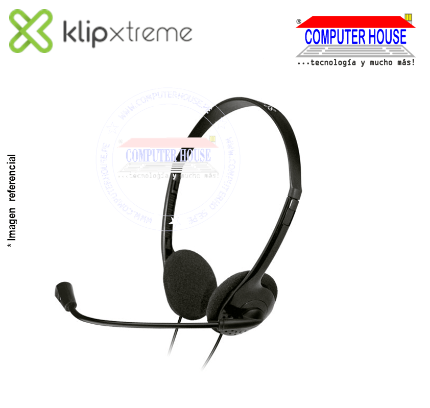 KLIP XTREME KSH-270 Stereo PC Headset + built-in microphone 