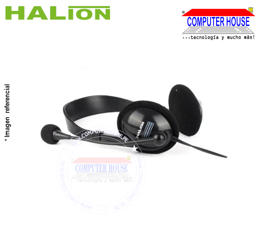 Audífono HALION HA-281 3.5mm con micrófono