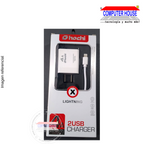 Hochi Charger + USB to Lightning Cable, 4A, White.