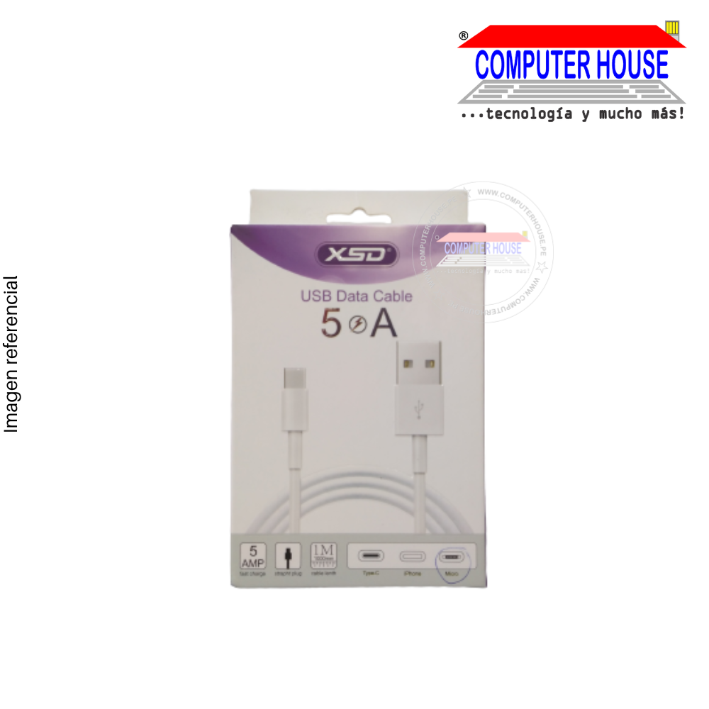 Cable XSD USB a TYPE C 5A