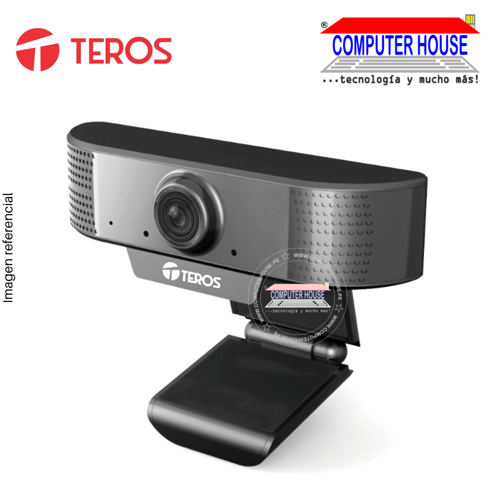 Cámara Web TEROS TE-9070, 1080P FHD, USB.