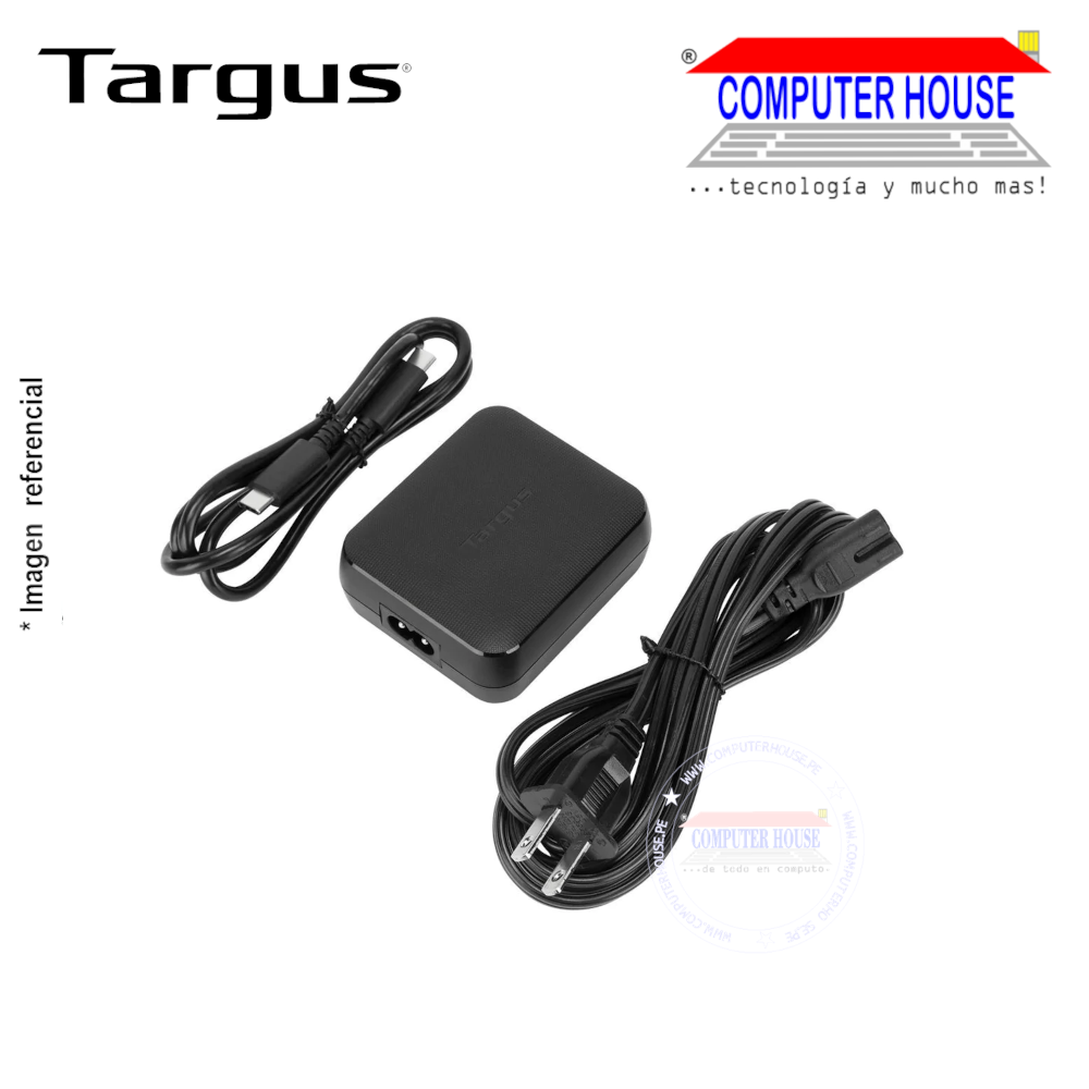 TARGUS cargador para laptop Universal USB-C 65W Black (APA104BT)