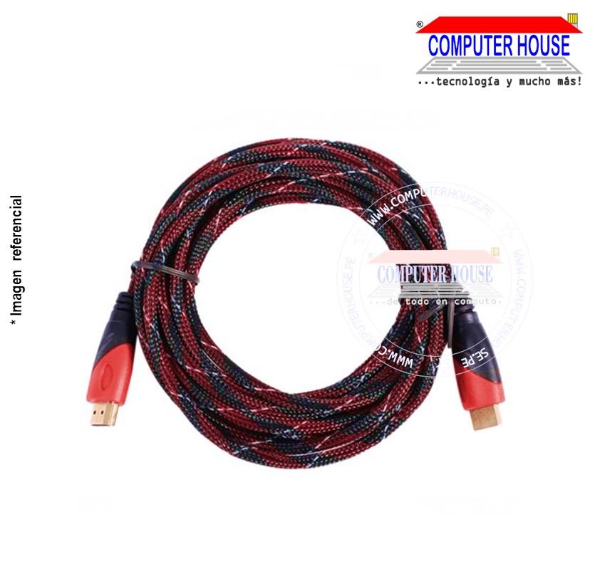 Cable de video HDMI genérico,  1.2 metros.