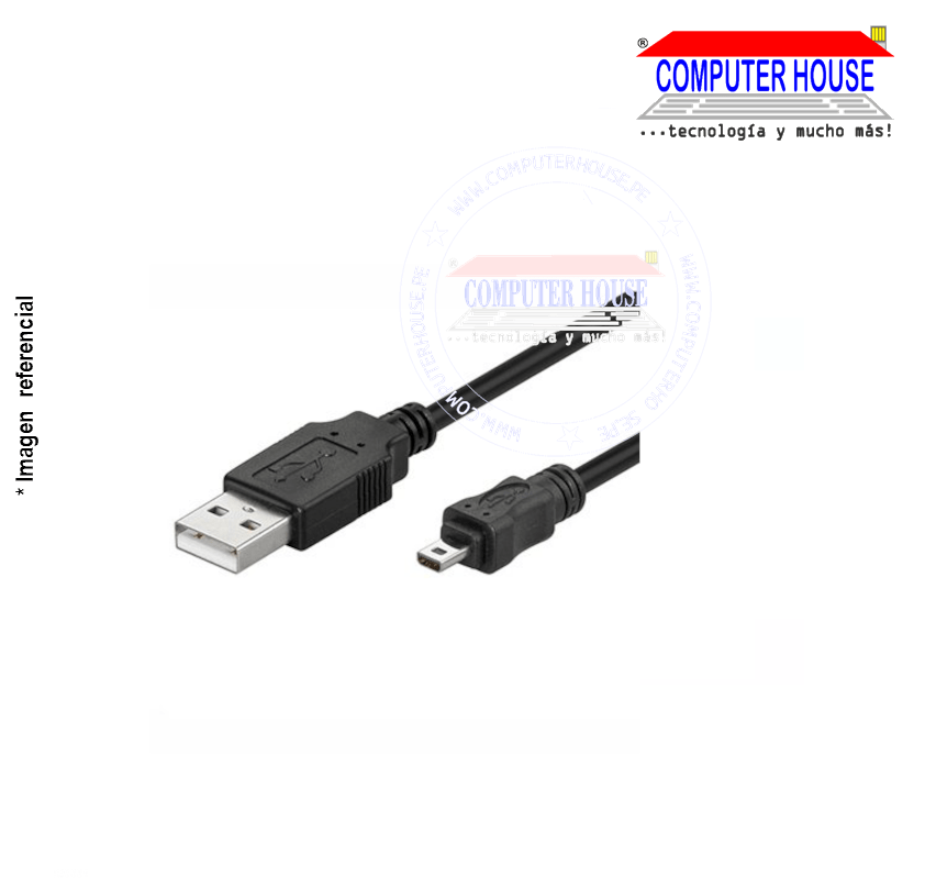 Cable de Datos USB a Mini USB 8 Pines