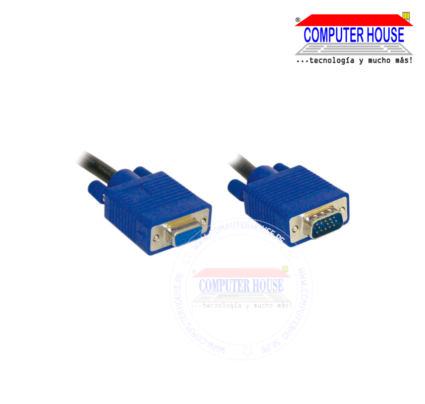 VGA Female to Male video cable 1.2m
